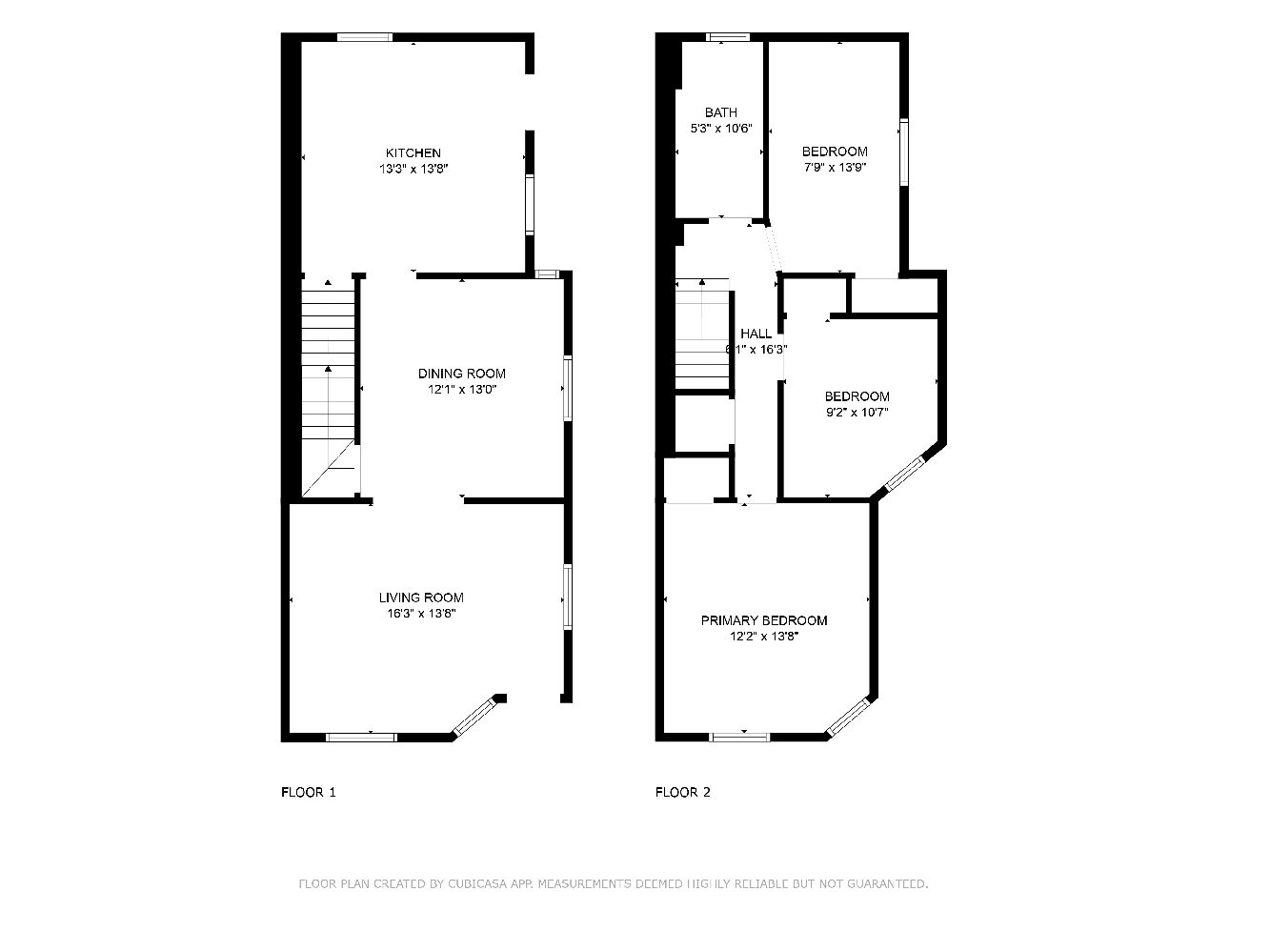 612 Twelfth St - dimensions